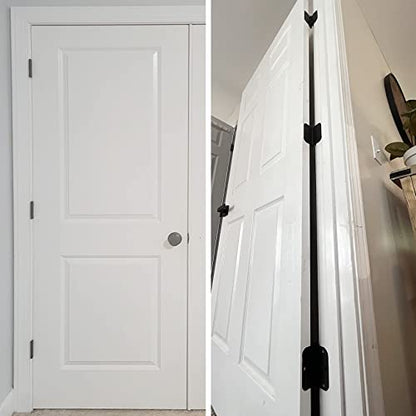 TDCHINGES Rounded Matte Black Door Hinges 3.5 Inch 5/8" Radius Flat 30 Pack - color: Matte Black-Rounded, size: 30 Pack