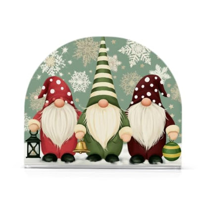 Christmas Elf Napkin Holder for Table Acrylic Tissue Dispenser - color: Christmas Elf