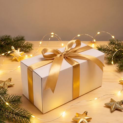 Shipping Boxes 10X5X5 Set of 25, White Corrugated Cardboard Box for Mailing Business Packaging - size: 10X5X5 Inches