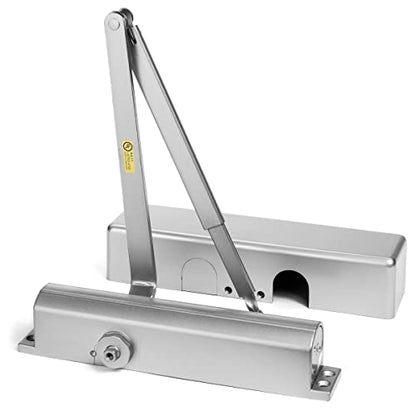 Dynasty 8500 Series Door Closer, Sprayed Aluminum, Spring 1-6, ADA - style: Sprayed Aluminum