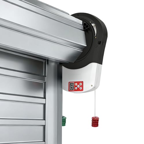 Automatic Roller Door Opener,2 Remotes Commercial Garage Farm Warehouse Electric Roller Shutter Door Opener with 800N Powerful Motor 22M² Roller Shutter
