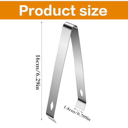 2 Pack Small Metal Tongs, 6.3 Inch Stainless Steel Small Serving Tongs, Restaurant Grade Serving Tong with Teeth, Mini Tong for Serving-Food Salad Sugar Coffee Ice