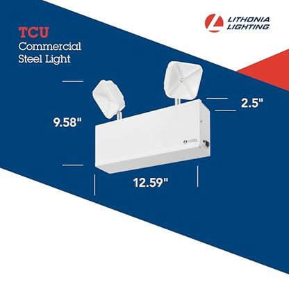 Lithonia Lighting TCU Commercial Steel 750 Lumens Emergency Lighting Unit (Pack of 1)