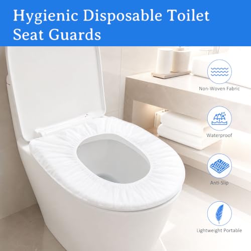 50 Pack Disposable Toilet Seat Covers for Travel Public Toilet Hospital - size: 50 PC