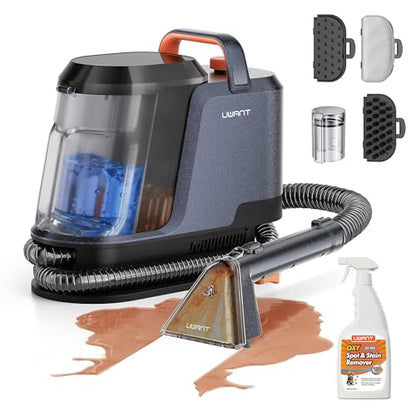 Uwant 18Kpa Carpet Cleaner Machine with Pet Pro Cleaner&Tools Set of 1 - color: Blue-Gold
