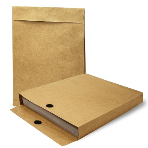 Cheardia 30 Pcs Large Expandable Envelope, 9.4 x 13" Big Mailing Envelope