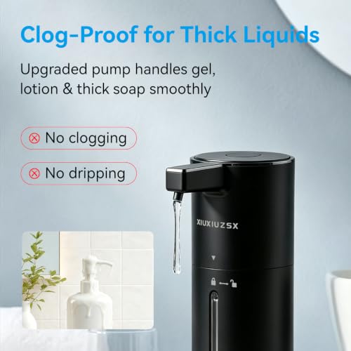 Touchless Automatic Electric Foam Soap Dispenser 2 Pack - color: Black 2pack, size: Foam