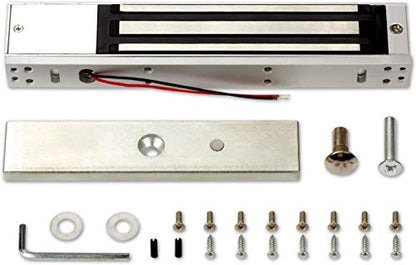 MENGQI-CONTROL TCP/IP 2 Doors Access Control System Kits Metal Push Release Button Electromagnetic Lock RFID Keypad Reader Power Supply Box Cards/Key fobs (Phone APP remotely Open Door) - style: 2Door RFID/PIN Magnetic Lock