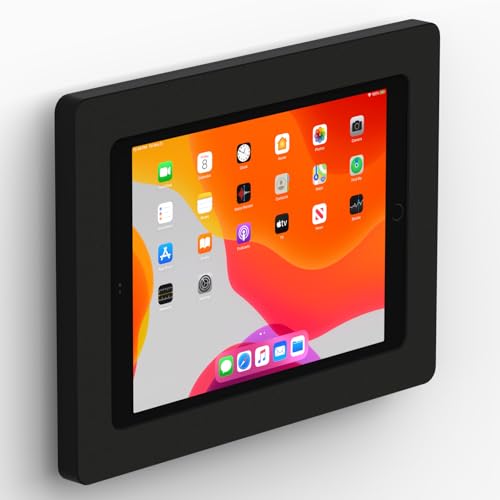 VidaMount Black Enclosure and Fixed VESA Slim Wall Mount [Bundle] Compatible with iPad 10.2" (7th, 8th & 9th Gen) - color: Black, size: iPad 10.2" (7th, 8th & 9th Gen)