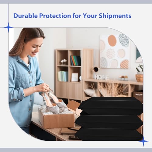 Fuxury Poly Mailers 17.7x22" 25 Pcs,XL Shipping Bags for Clothing,Black #10 - color: Black, size: 17.7x22" 25pcs