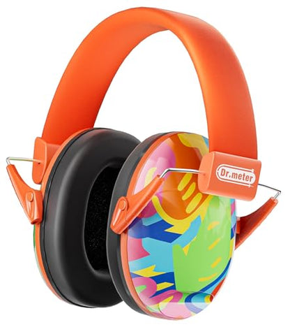 Dr.meter Toddler Ear Protection Noise Cancelling Headphones for Kids Autism - color: Print Dazzling