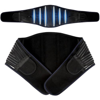 Back Brace for Lower Back Pain Relief, Lumbar Support Belt for Men&Women - color: Black 2