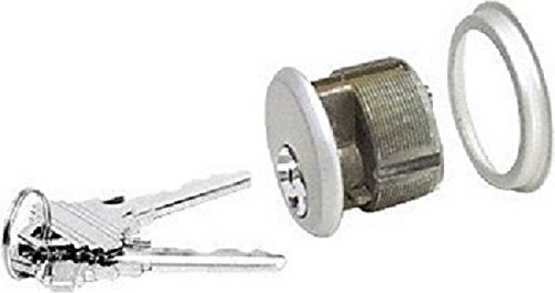 Pacific Doorware Mortise Lock Cylinder, Storefront Door, Aluminum Silver - color: Aluminum Silver, size: 1 Pack, style: Keyed Cylinder