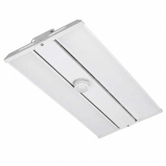 295W Linear LED High Bay Light with PIR Motion Sensor – 41300 Lumens, 5000K Daylight, 1000W Metal Halide Equivalent, UL Damp Rated, 120–277V, Suspended Mount, Warehouse & Industrial Lighting (1 Pack) - color: 1 Pack, size: 295W