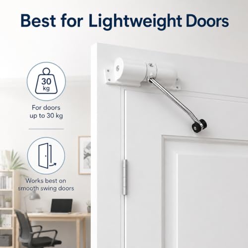 Automatic Door Closer, 30 kg Zinc Alloy Safety Spring Door Closer