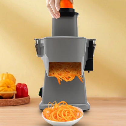 Electric Dice Food Processor, Commercial Vegetable Chopper, Dicing Machine, Automatic Potato Onion Slicing Cube Cutting, 9.1*2.6-inch Bowl, Silver