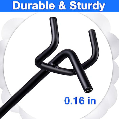 Shimeyao 100 Pcs Peg Board Hooks Stainless Steel Pegs,12 Inch,Black - color: Black, size: 12 Inch