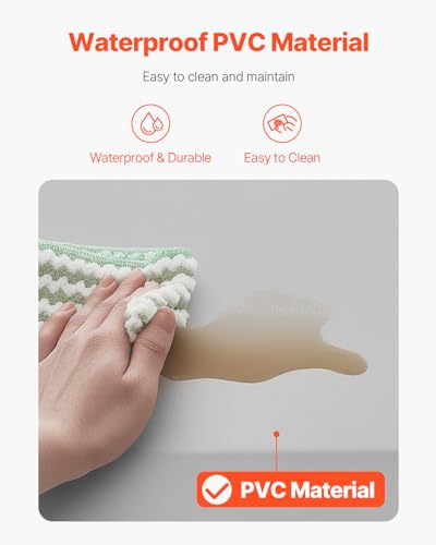 VEVOR Fall Mat for Elderly, 3/4-inch Thickened Fall Prevention Pad with Beveled Edge, Anti-Slip Bedside Safety Floor Mat for Seniors, Handicaps, Patients (24 x 70 inch) - size: 3/4 inch