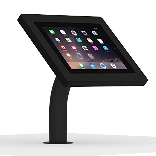 VidaMount Black Enclosure and Fixed Neck Wall/Table Surface Mount [Bundle] Compatible with iPad 2/3/4 - color: Black, size: iPad 2/3/4