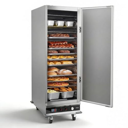 VEVOR Commercial Electric Food Warmer 16 Tier Stainless Steel Single-Door - size: 16 Tier