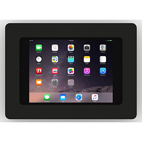 VidaMount Black Enclosure and Fixed VESA Slim Wall Mount [Bundle] Compatible with iPad mini 1/2/3 - color: Black, size: iPad Mini 1/2/3