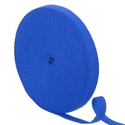 uxcell 23 Yards Cotton Twill Tape, 3/8-inch Herringbone Webbing Ribbon Bias Binding Tapes for Clothes Sewing, DIY Crafting (Bright Blue) - color: Bright Blue, size: 3/8-inch