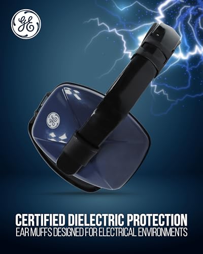 GE Protective Earmuff Noise Reduction - NRR 23dB Adjustable - Indigo/Black
