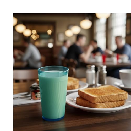 TrueCraftware- 12 oz. Belize Tumbler/Drinking Cups Blue Polycarbonate Set of 12-Premium Iced Tea Glasses Stackable Reusable Drinking Glasses Dishwasher Safe Break-Resistant for Home Restaurants - color: Blue, size: 12 oz