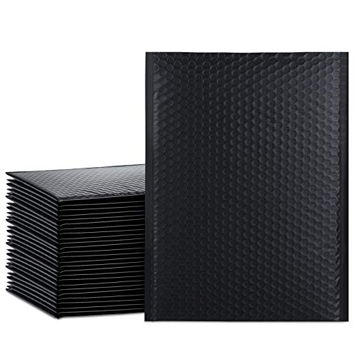 UCGOU Bubble Mailers 9.5x14.5" 25 Pack Usable Size 9.5x13.5" Black Padded - color: Black, size: 9.5x14.5" 25PC