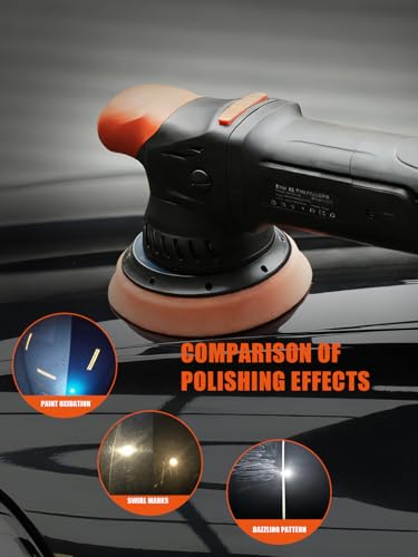 Polishing Pads, 5Pc 6 Inch 150mm Orbital Buffer Polisher Pads and 1Pc Microfiber Buffing Pads, Foam Polish Pad for Compounding, Polishing and Waxing, for 6''/150mm Backing Plate Car Polisher -TPPMIX - size: 6inch (150mm)