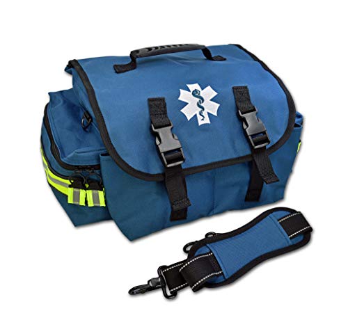 Lightning X Small Medic First Responder EMT Trauma Bag Stocked First Aid Fill Kit A Navy Blue - color: Navy Blue