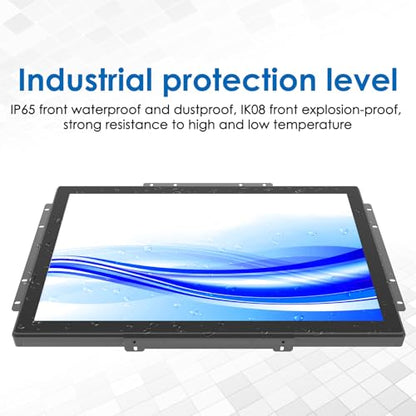23.8 Inch 10 Points PCAP Open Frame Touch Screen LCD Display Monitors 1920x1080 Black with 1000 Nits Brightness - size: 23.8 IN