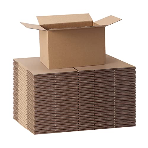 CRUGLA 40 Packs 6x4x4 Shipping Boxes Corrugated Cardboard Boxes Mailers Shipping Box for Packaging Small Business - size: 6x4x4 Inch