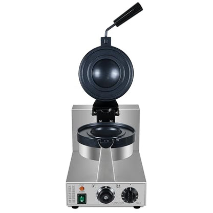 Ice Cream UFO Burger Maker, Electric Burger Waffle Maker, rotary Hamburger sandwich machine Non-stick Panini press waffle machine 110V Gelato Panini Press machine for Home Kitchen Use Breakfast