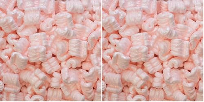 Magicwater Supply - .5 Cu Ft - Pink Packing Peanuts - Anti-Static S Shaped Cushion for Shipping, Void Filling & Storage - Protect Your Goods (Pack of 2) - size: 1/2 Cu Ft (Pack of 2)