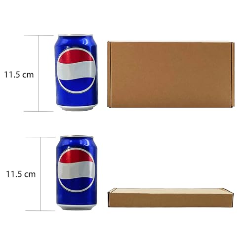 8x4x1 inch Small Shipping Boxes 50 Pack, Brown Corrugated Cardboard Mailers - size: 8x4x1 inch