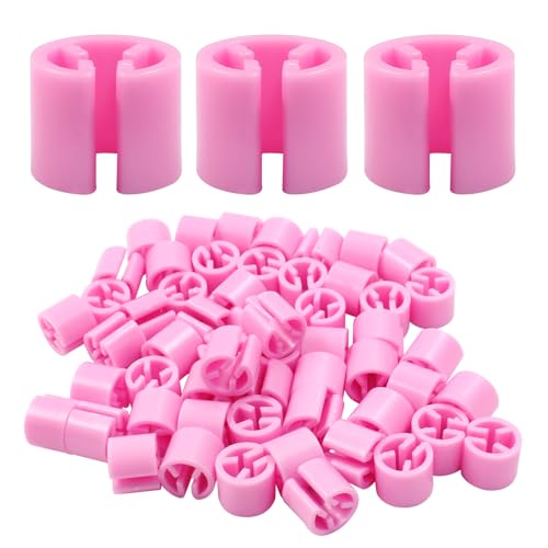 Clothes Hanger Marker Blank Clothing Tag Buckle, Pink - color: Pink