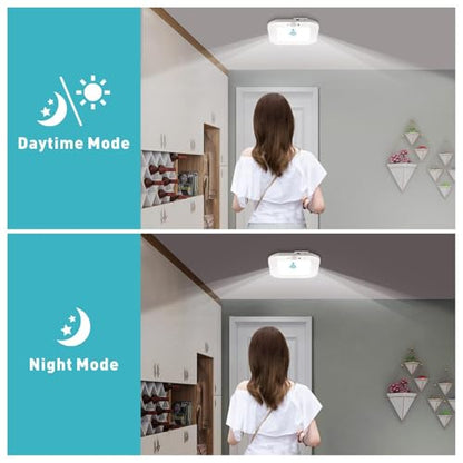 Rechargeable Motion Sensor Ceiling Light, Closet Light with USB Cable - color: USB 6000K
