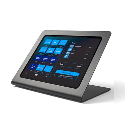 Anti-Theft iPad Kiosk Stand for Desk | Secure Metal Tablet Holder for Business & Retail | Compatible with iPad Air (2024) 13 inch & Pro 3rd, 4th, 5th & 6th Generation 12.9-inch | Black - size: iPad Air 2024 & Pro 3rd, 3th, 5th & 6th Gen - 13"