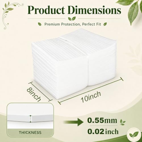 100 Pack Packing Foam Pouches,8 x10IN Shockproof Cushioning Protection - size: 8X10IN-100PCS