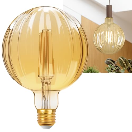 4W Filament 2700K Warm Lights,Non-Dimmable E26 Lamp Base,1-Pack - color: Golden Melon Warm White(non-dimmable)