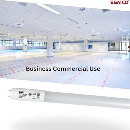 Satco S11914 18.5 Watt, T8 LED; 3000K; Medium Bi Pin Base; 50000 Average Rated Hours; 120-277 Volts; Type B; Ballast Bypass; Double Ended Wiring, 25-Bulbs