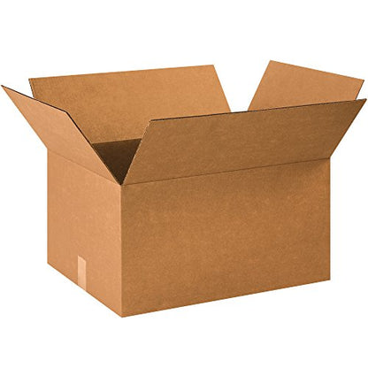 BOX USA 23x17x12 Corrugated Boxes, Medium, 23L x 17W x 12H, Pack of 10 | Shipping, Packaging, Moving, Storage Box for Home or Business, Strong Wholesale Bulk Boxes