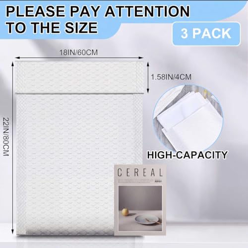 Ireer 3 Pack 24 x 31.5'' Extra Large Bubble Mailers Padded Envelopes, White - color: White, size: 24 x 31.5''