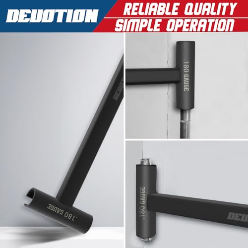 Door Hinge Adjustment Tool for .134 and .180 Gauge Commercial Hinge Bender, Double Head Long Handle Door Alignment Tool, Heavy Weight Door Adjustment Bender
