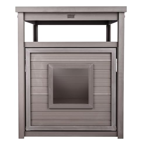 New Age Pet® ECOFLEX® Litter Loo® Enclosure, Jumbo, Grey - color: Grey, size: Jumbo