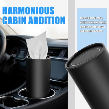 Cylinder Car Tissue Holder,Minimalist Pull Out Car Tissues Cylinder Each