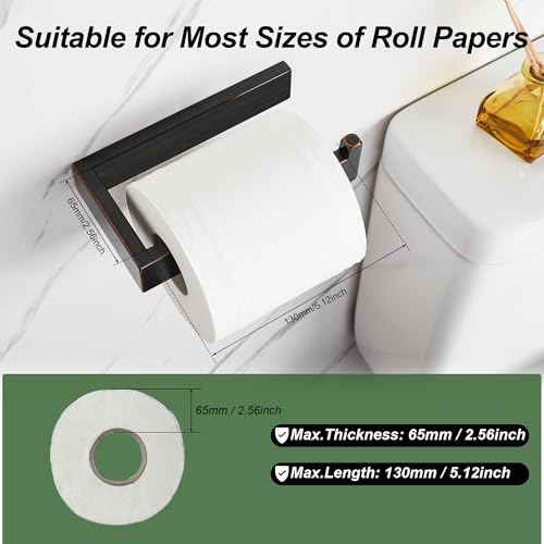 SAYAYO Oil Rubbed Bronze Toilet Paper Toilet Paper Holder Wall Mount - color: Oil Rubbed Bronze