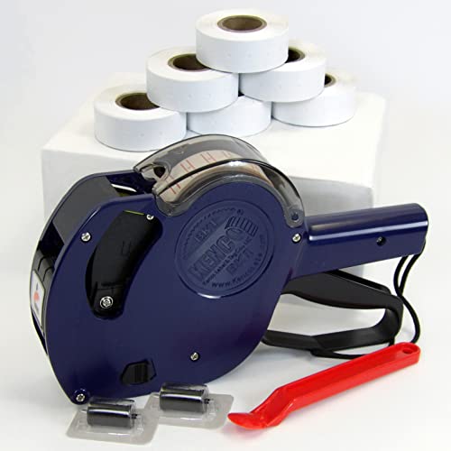Kenco BK 1 Line Price Gun Kit - Includes 6,000 Labels, 2 Ink Rollers, Label Scraper - 8 Digit Labeler for Pricing, Dating, and Coding (BK-1 KIT Standard) - size: BK-1 KIT STANDARD