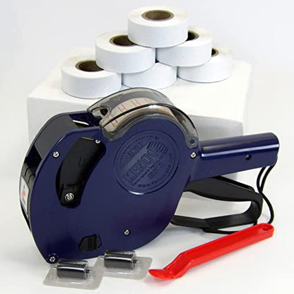 Kenco BK 1 Line Price Gun Kit - Includes 6,000 Labels, 2 Ink Rollers, Label Scraper - 8 Digit Labeler for Pricing, Dating, and Coding (BK-1 KIT Standard) - size: BK-1 KIT STANDARD